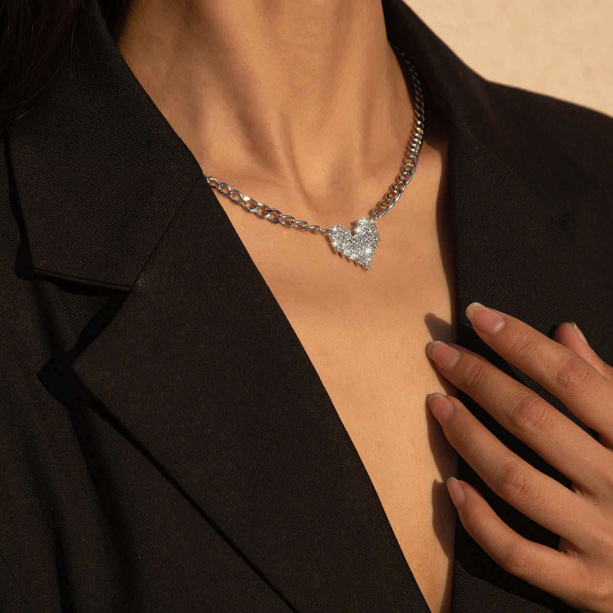 Accessories Fashion All-match Single-layer Tassel Necklace Women
