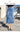 Plus Fat Plus Size One-Step Split Denim Skirt Mid-Length Female Skirt High Waist Bag Hip Long Skirt