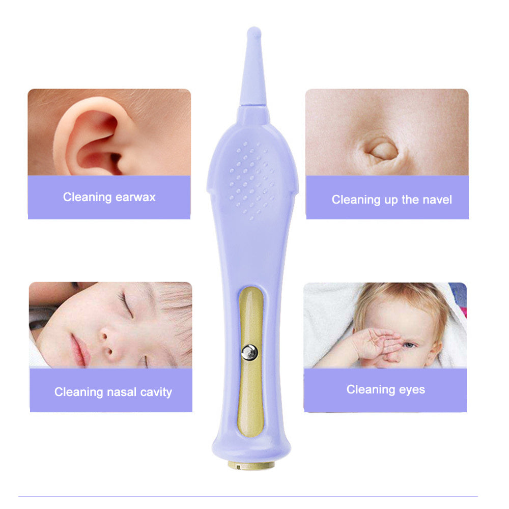 Baby Nose Clip with Light Baby Nose Digging Device Nasal Aspirator Safety Tweezers Luminous