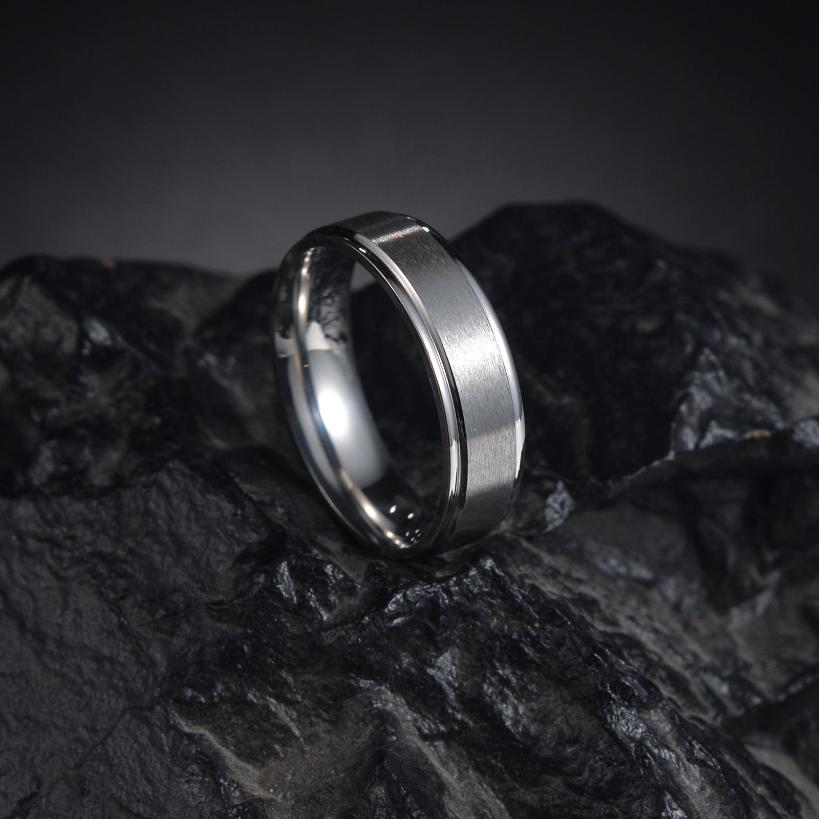Titanium Steel Ring 6mm Wide